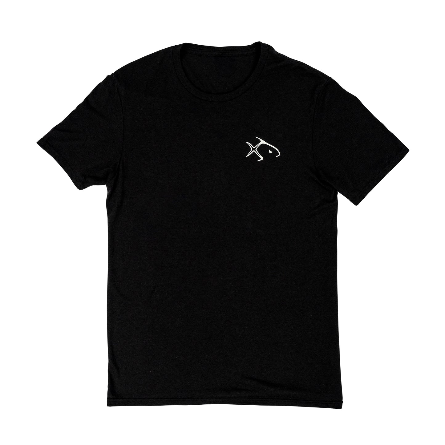 Permit Heaven Fish Tee - Deep Black