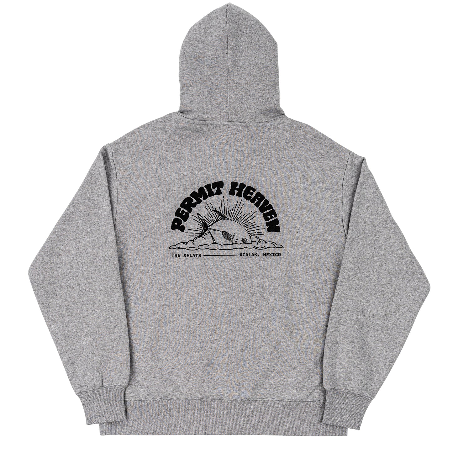 Fish Permit Heaven Hoodie - Athletic Heather