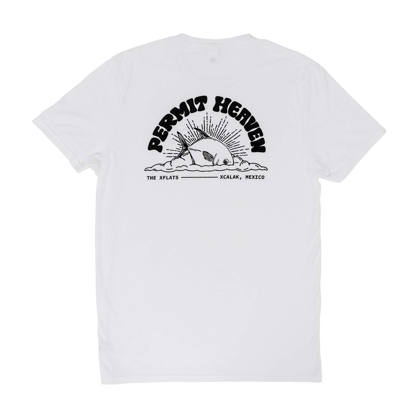 Permit Heaven Fish Tee - Bright White