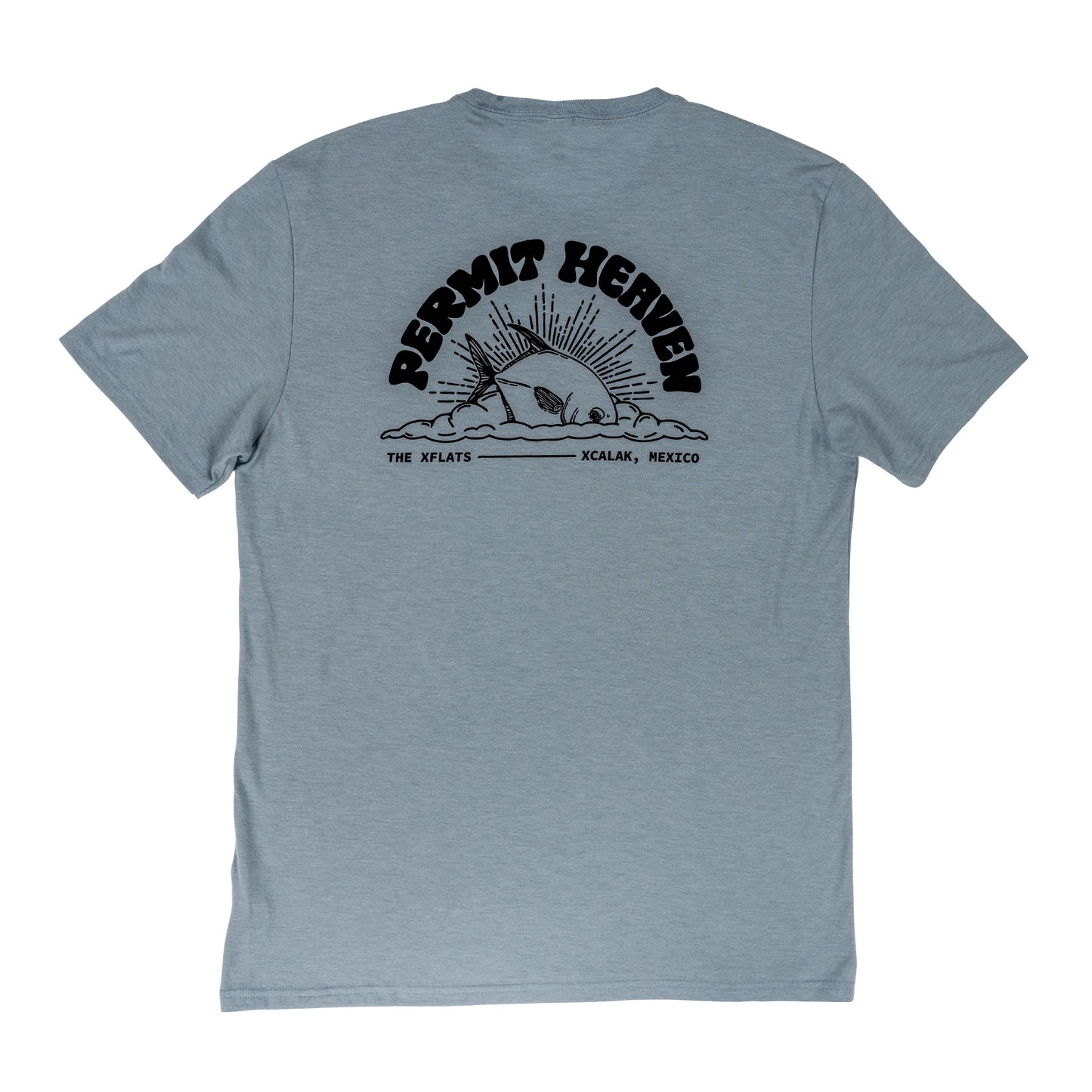 Permit Heaven Fish Tee - I Like You Blue