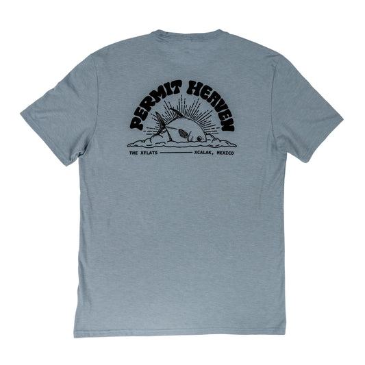 Permit Heaven Fish Tee - I Like You Blue