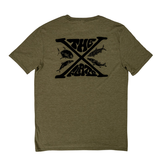X Tee - Olive You Green