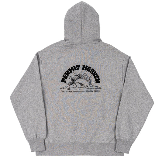 Fish Permit Heaven Hoodie - Athletic Heather